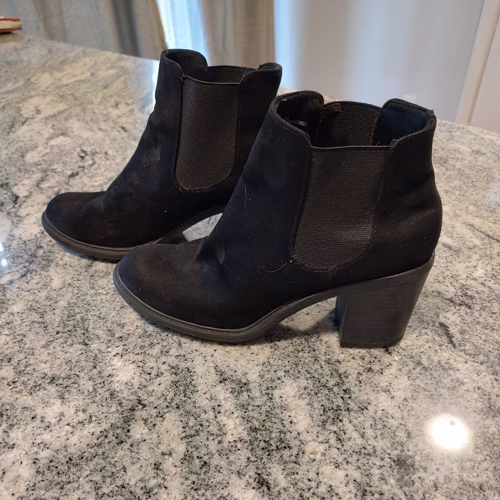 Merona Ankle Boots So Avery Black Sz 10